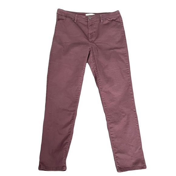 Cleo Maroon Pants Light Weight Size 12 - Picture 1 of 8